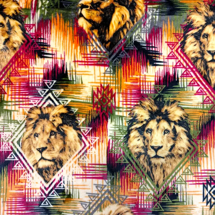 Tela Flannel Estampado Safari León Modatelas